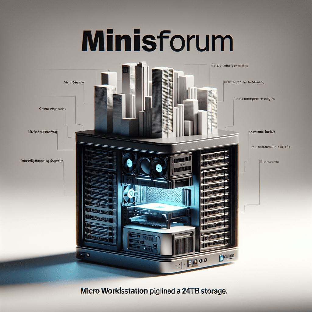 Unleashing Power: Minisforum's Micro Workstation with 24TB Storage and a Unique Copilot Button