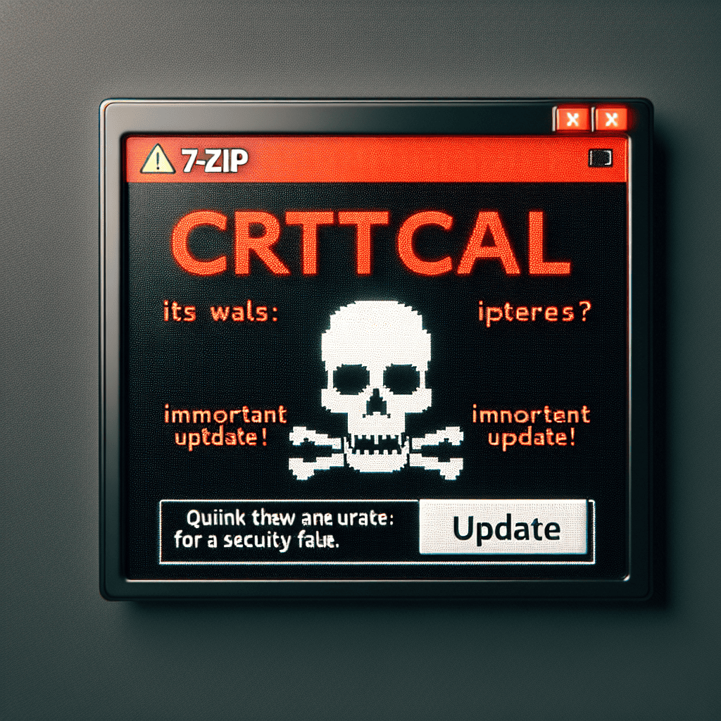 Urgent: 7-Zip Fixes Critical Windows Security Flaw – Update Now!