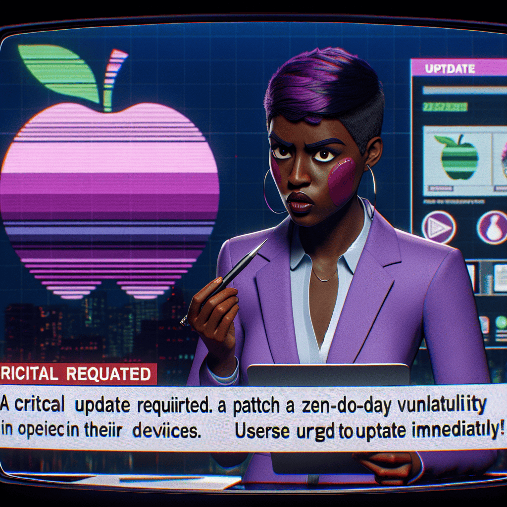 Urgent: Apple Fixes Zero-Day Vulnerability – Update Your Devices Immediately!