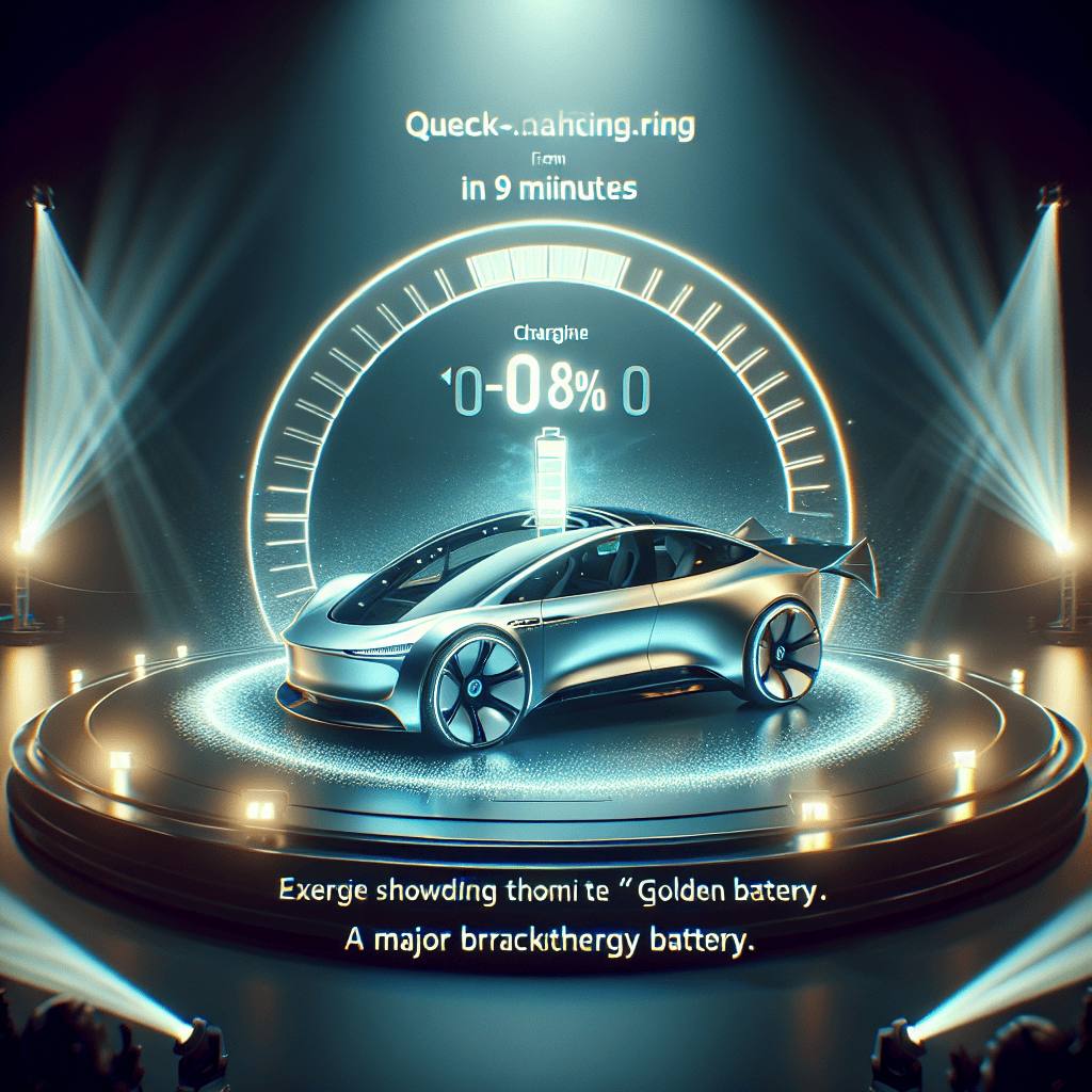 Zeekr Unveils World's Fastest EV with 'Golden Battery' Charging from 10-80% in Just Nine Minutes