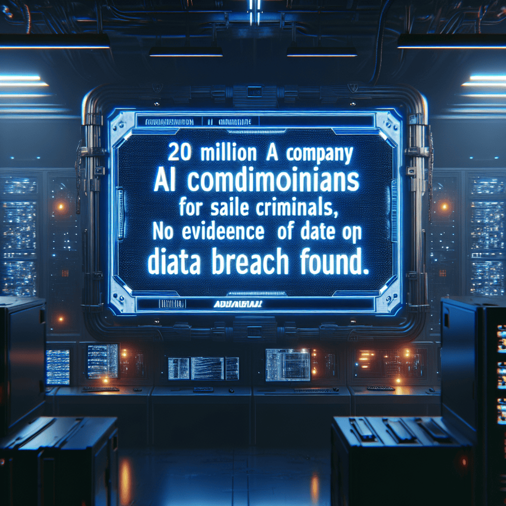 20 Million OpenAI Credentials for Sale by Hackers, No Breach Evidence Found