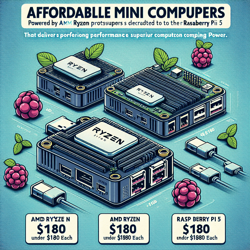3 Budget AMD Ryzen Mini PCs Under $180 That Outperform Raspberry Pi 5