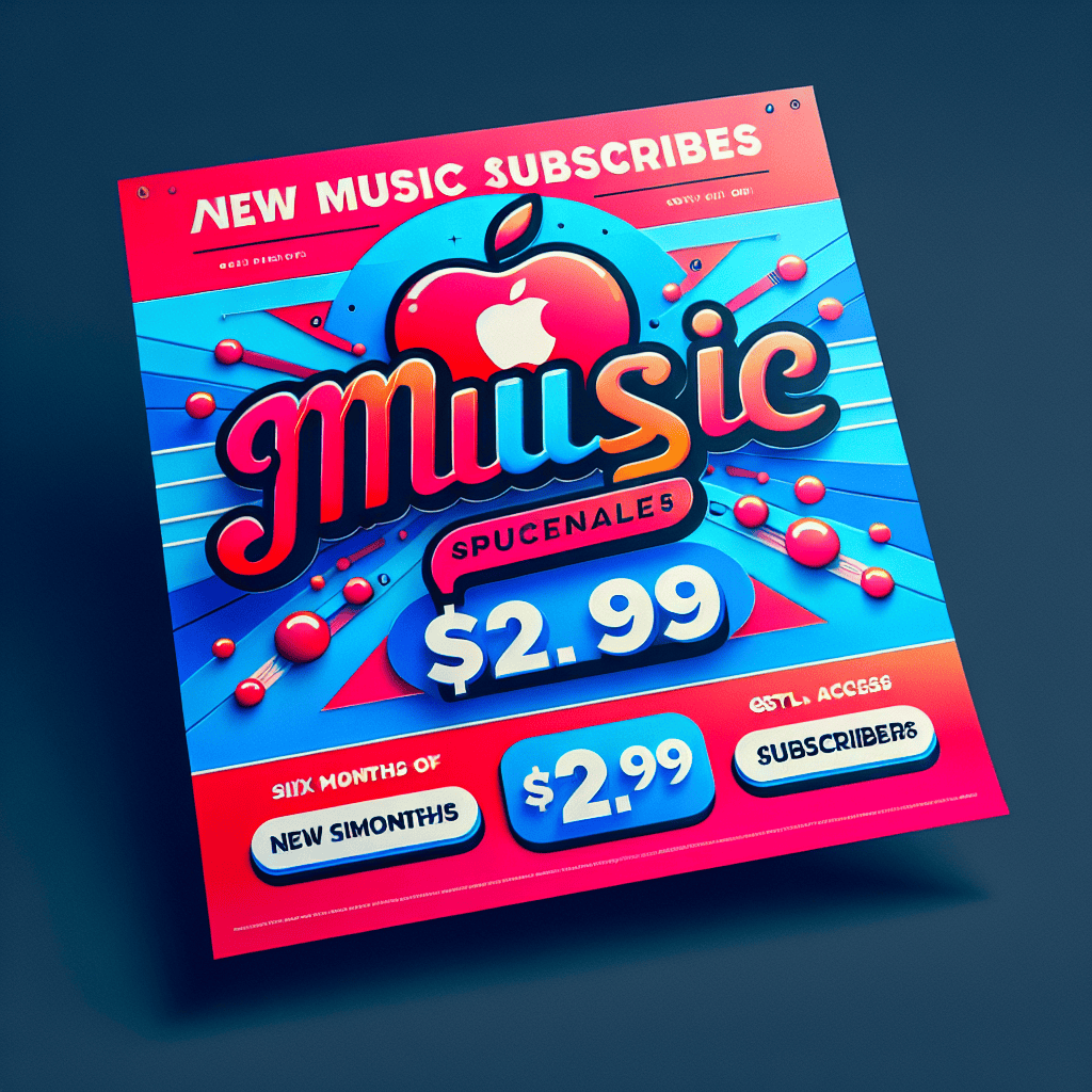 Apple Music Offers New Subscribers Six Months for Just $2.99