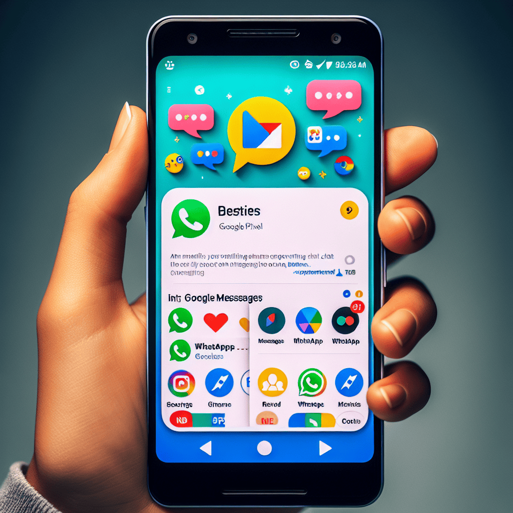 Consolidate Your Chats: Introducing the Besties App for Google Pixel, Uniting Messages from Google Messages, WhatsApp, and More