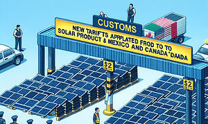 First-Time Tariffs Imposed on Solar Products from Mexico and Canada