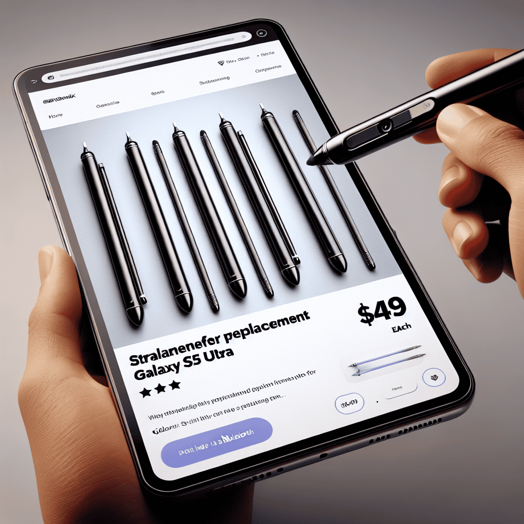 Galaxy S25 Ultra Replacement S Pens Priced at $49 Each, No Bluetooth Feature