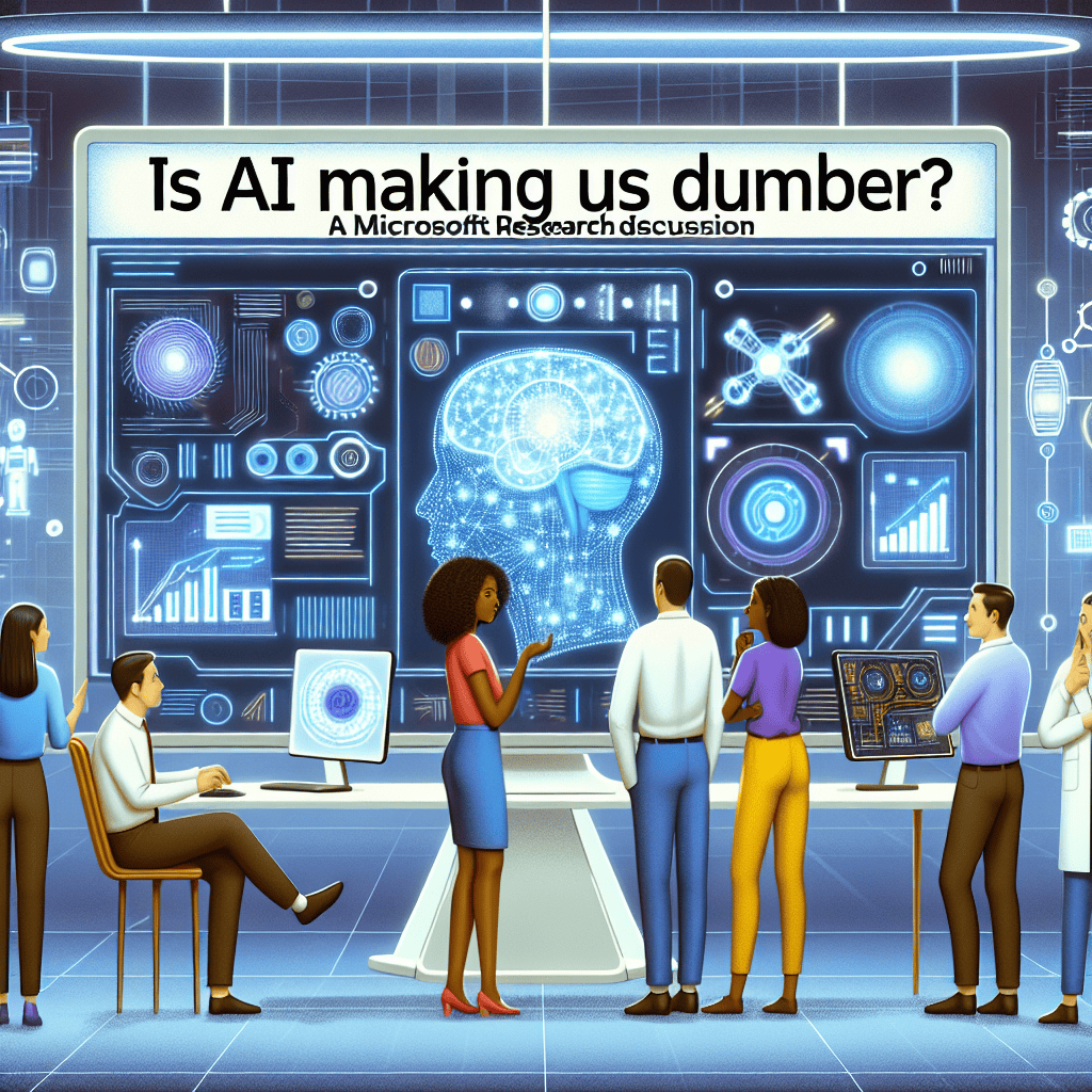 Is AI Making Us Dumber? Microsoft Research Raises Concerns, But There's No Need to Panic Yet