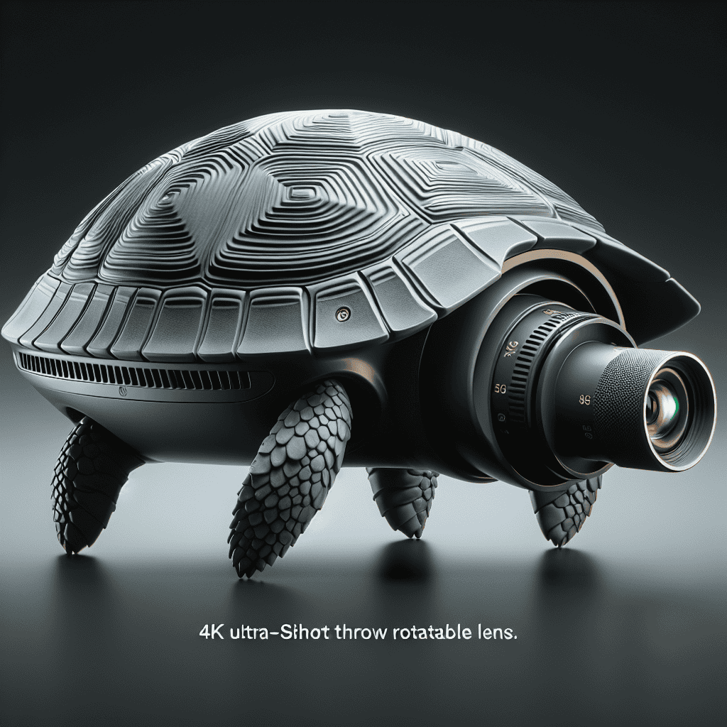 Is Fujifilm's New 4K UST Projector Inspired by Turtles with Its Unique Rotatable Lens?