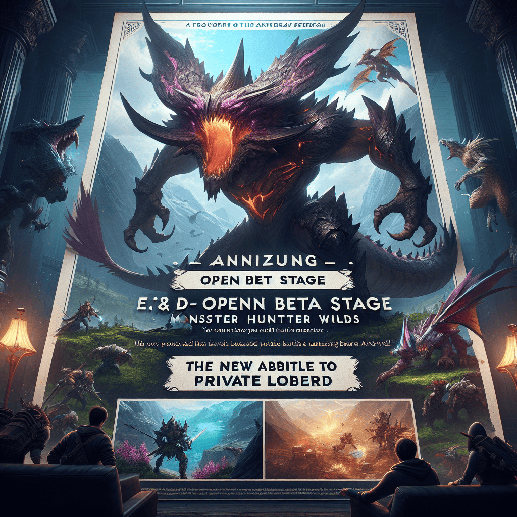 Monster Hunter Wilds: Join the Second Open Beta This Week to Battle Arkveld and Create Private Lobbies!