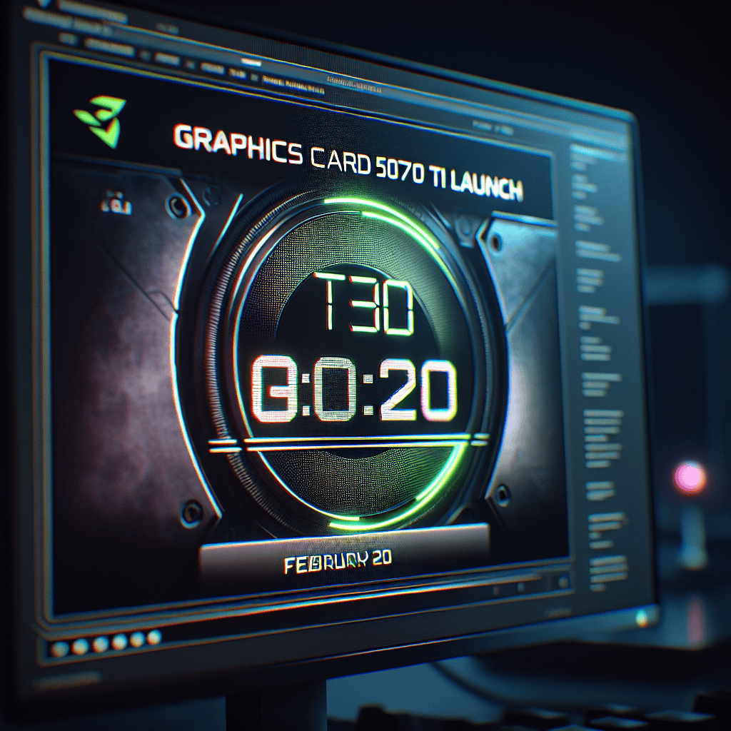 MSI Accidentally Triggers Countdown for Nvidia RTX 5070 Ti, Hinting at February 20 Launch