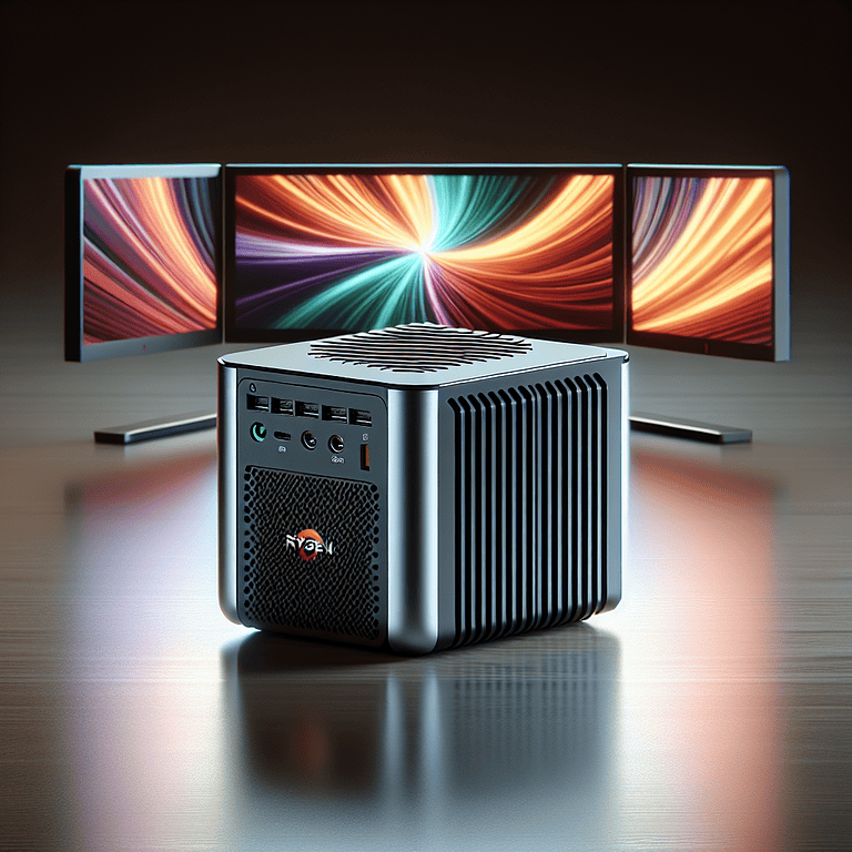 Compact Monitor With Cpu New Mini PC with Ryzen AI 9 HX CPU: Supp... | Brand