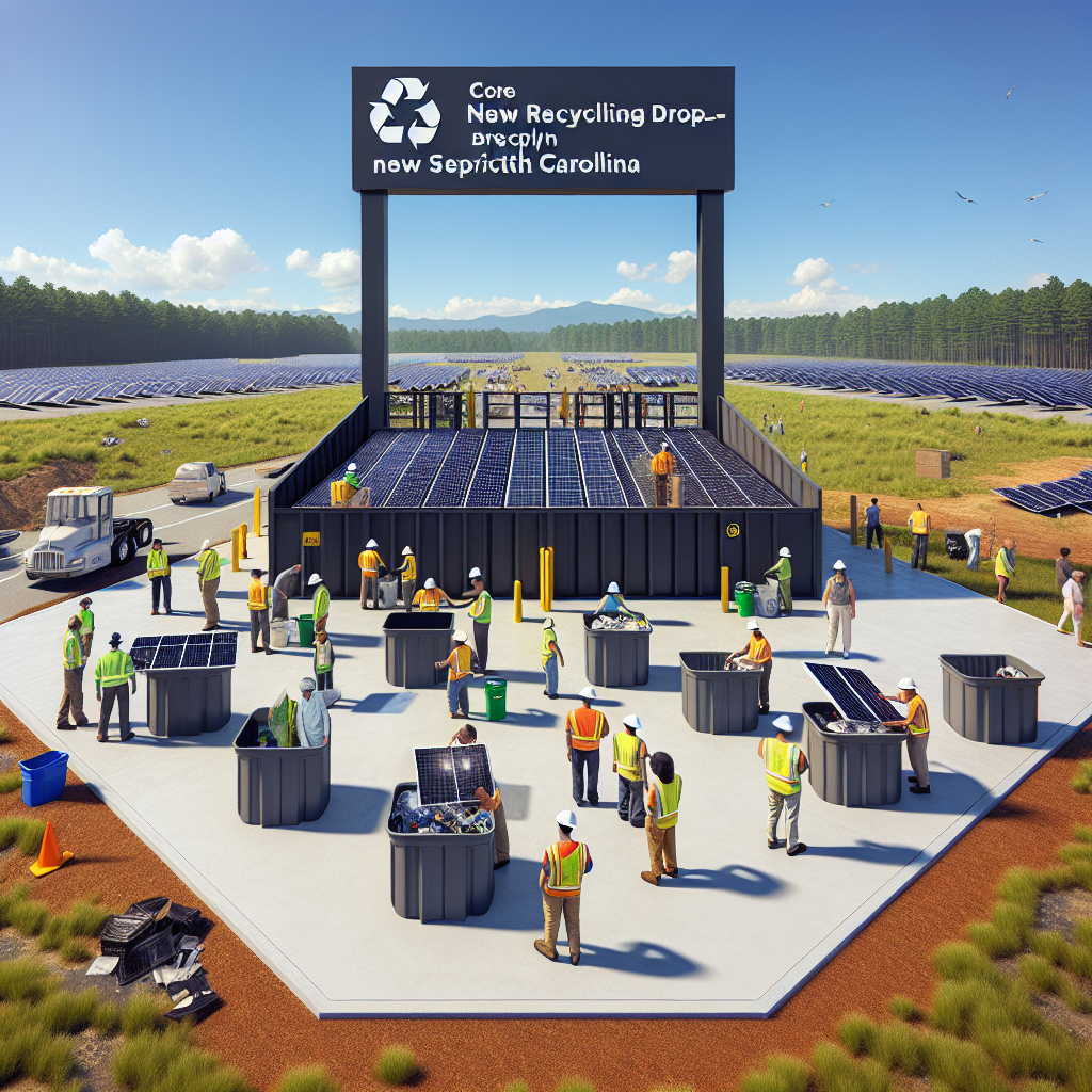 New Solar Panel Recycling Drop-Off Sites Established in North Carolina