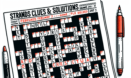 NYT Strands Clues and Solutions for February 7 (Game 341)