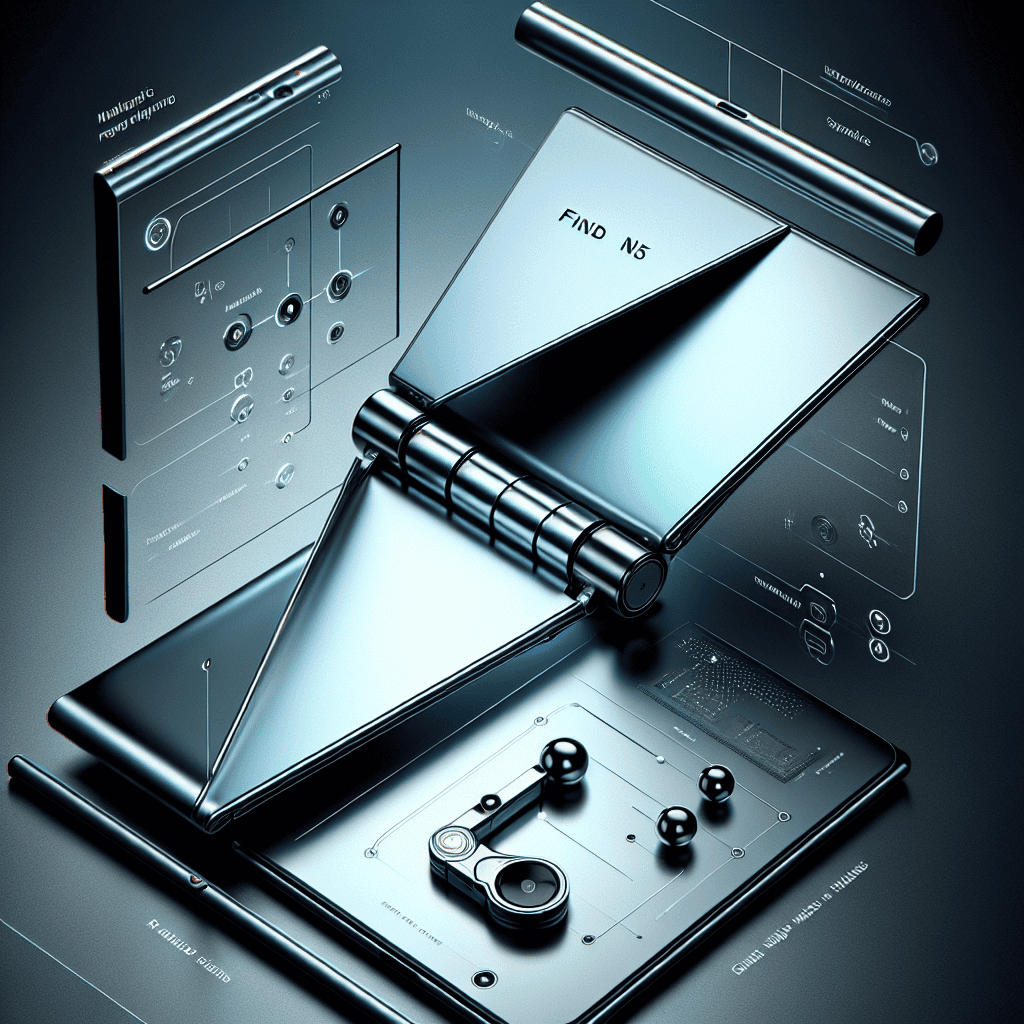 Oppo Unveils Find N5 Hinge Design and Thickness Specifications