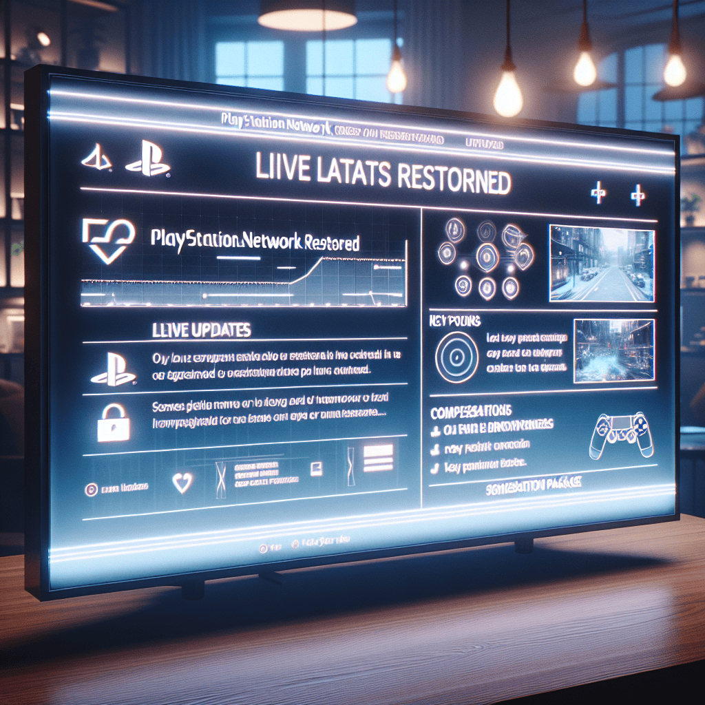 PlayStation Network Restored: Live Updates and Compensation Details