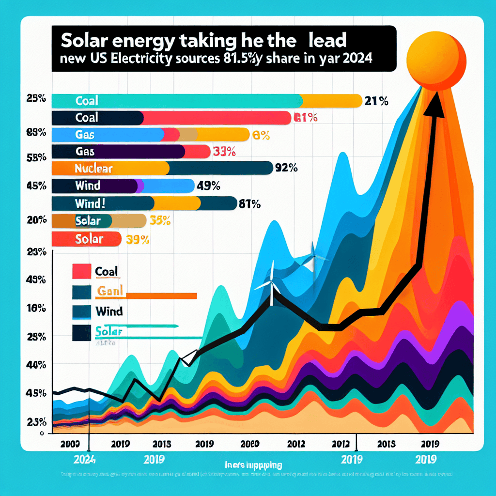 Solar Energy Dominates New US Electricity Sources with 81.5% Share in 2024