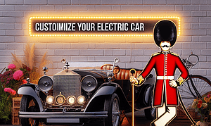 Transform Your Tesla's Front-End with an LED Display: Choose Ferrari, Rolls-Royce, or Elon Musk's Smile!