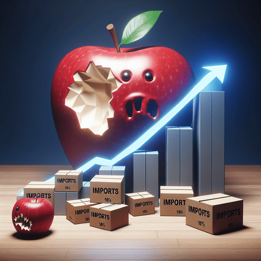 US Implements 10% Tariff on Chinese Imports, Potentially Hurting Apple